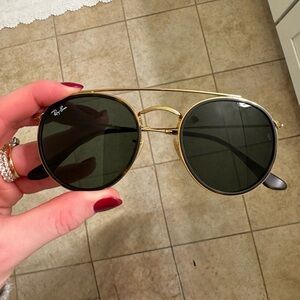 Ray Ban Round Double Bridge Sunglasses